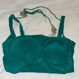 Team green top with straps